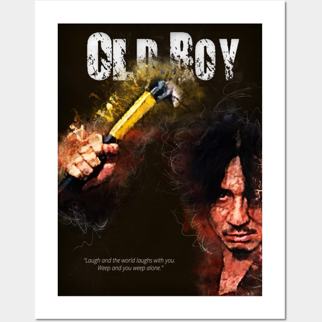 Oldboy - Minimal Movie Movie Fanart Alternative Wall Art by HDMI2K